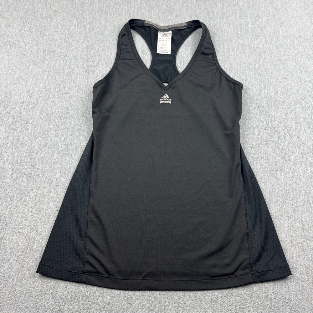 Adidas Tank Top Womens Medium Black Techfit Train Essentials Racerback‎  Active